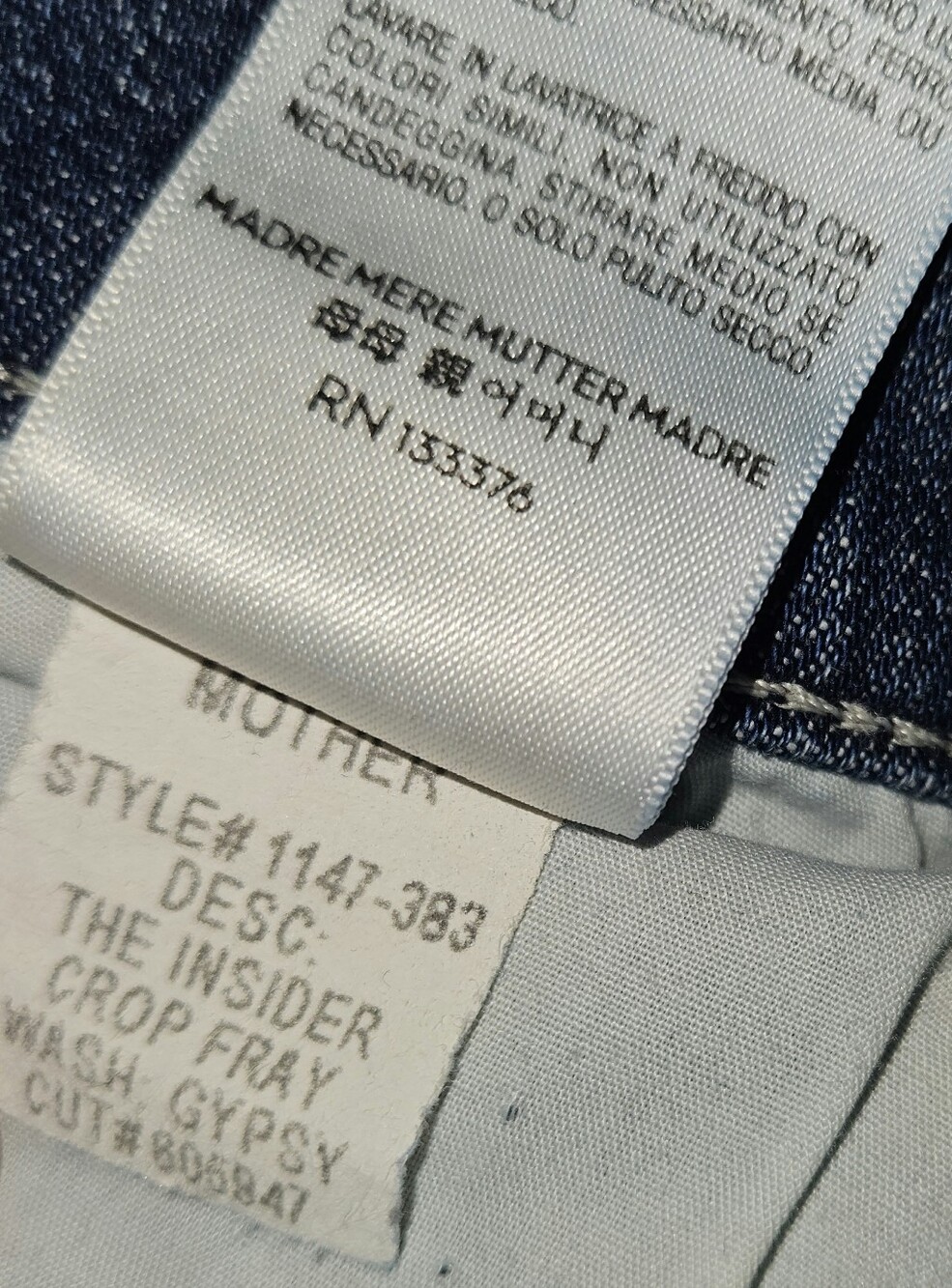 Mother The Insider Crop Fray Jeans - Picture 6 of 6